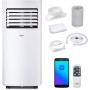 MEDION Smart Portable Air Conditioner P1002 (10000 BTU, 3 in 1, Cooling, Dehumidification, Fan, Up to 34 m², Window Kit, Night