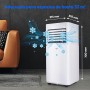 MEDION Smart Portable Air Conditioner P1002 (10000 BTU, 3 in 1, Cooling, Dehumidification, Fan, Up to 34 m², Window Kit, Night