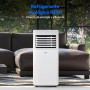 MEDION Smart Portable Air Conditioner P1002 (10000 BTU, 3 in 1, Cooling, Dehumidification, Fan, Up to 34 m², Window Kit, Night