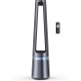 Rowenta 2 in 1 Air Purifier and Fan, 12 Speed, Oscillation, Filters Fine Particles up to 99.95%, Quiet, Remote Control, Silver,