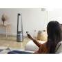 Rowenta 2 in 1 Air Purifier and Fan, 12 Speed, Oscillation, Filters Fine Particles up to 99.95%, Quiet, Remote Control, Silver,