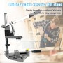 Soporte Taladro, Multifunción, Ajustable, Soporte Taladro Vertical, Diámetro del Orificio de Sujeción 43 mm, con Mordazas