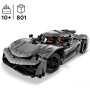 LEGO Technic Hipercoche Koenigsegg Jesko Absolut Gris Coche de Carreras de Juguete de Construcción, Regalo para Niños y Niñas de