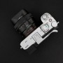 Haoge LH-S245N - Parasol cuadrado de metal para Sony FE 50 mm F2.5 G FE 40 mm F2.5 G FE 24 mm F2.8 G pantalla de lente con tapa