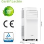 COMFEE Penguin Portable Air Conditioner 9000 BTU/2300 Frigoriías Breezy Cool Pro – Air Conditioner Without Outdoor Unit, Low