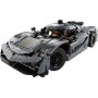 LEGO Technic Hipercoche Koenigsegg Jesko Absolut Gris Coche de Carreras de Juguete de Construcción, Regalo para Niños y Niñas de