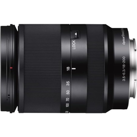 Sony SEL18200LE.AE - Objetivo para Sony/Minolta de distancia focal 18-200mm y zoom óptico 11x, negro