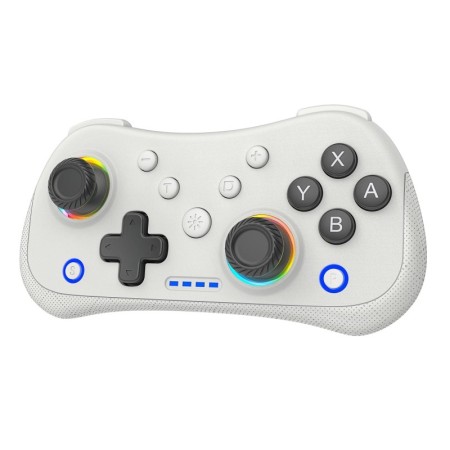 MINI mando inalámbrico multifuncional para Switch con luces RGB y basc