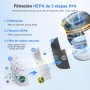 Avamia Air Purifier for Large Rooms and Bedrooms up to 168㎡, H14 HEPA Purifier for Pets with Laser Air Quality Sensor, for