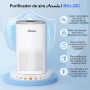 Avamia Air Purifier for Large Rooms and Bedrooms up to 168㎡, H14 HEPA Purifier for Pets with Laser Air Quality Sensor, for