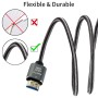 Oluote Cable HDMI 4K Cable HDMI 2.0 de alta velocidad 4K Soporte 3D / Retorno de audio - Cable HDMI para reproductor de Blu-Ray