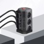Melery-regleta de alimentación múltiple, enchufe eléctrico Vertical de