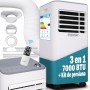 Monzana® Mobile Air Conditioner 4in1 Portable Air Conditioner 9000BTU Alexa 30m2 Cooler Remote Control