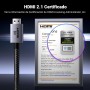 UGREEN Cable HDMI 2.1 8K Cable HDMI Certificado 8K 60Hz 4K 240Hz Ultra Alta Velocidad 48Gbps Aluminio eARC HDCP Dynamic HDR
