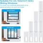 TGKYK 4pcs Portable Air Conditioner Window Kit, Air Conditioner Window Adapter, Window Kit for Portable Air Conditioner, Seal
