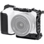Nitze ZV-E10 II Jaula para cámara Sony ZV-E10 II con 2 rieles integrados de la OTAN, zapato frío integrado, mango ergonómico,