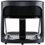 Air Fryer, Multi-Function Electric Fryer, 6L Oil-Free Air Fryer, Glass Visual Air Fryer for Home, LED Display, Temperature