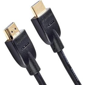 Amazon Basics Cable HDMI 4K de 1.8 m, Alta Velocidad de 18 Gbps con Ethernet, 4K@60 Hz, 2160p, Negro