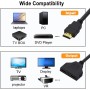Cable Adaptador HDMI Splitter 1 en 2 Salida, 1080P HDMI 1 a 2 vías, para Monitores Duales Duplicados/Espejo, Compatible con Dos