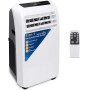 SereneLife Portable Air Conditioner, With Remote Control, 9,000 BTU, Mobile, Heating, Quiet, Dehumidifier, Fan, Window Escape
