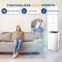 SereneLife Portable Air Conditioner, With Remote Control, 9,000 BTU, Mobile, Heating, Quiet, Dehumidifier, Fan, Window Escape