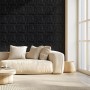VEVOR Paneles de Pared 3D, 33 Baldosas de Diamante Minimalistas de Arte Moderno de PVC, con Acento de Cobertura de 2,97 m², para