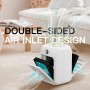 Aircillin 2 Pieces Air Purifier for Allergies, CADR 180 m3/h, HEPA Filter Eliminates 99.97% Allergy Pollen Odor and Pet Dander,