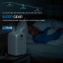 Aircillin 2 Pieces Air Purifier for Allergies, CADR 180 m3/h, HEPA Filter Eliminates 99.97% Allergy Pollen Odor and Pet Dander,