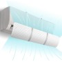 WIOONI Universal Adjustable Air Conditioner Wall Deflector for Living Room, Office, Bedroom - White