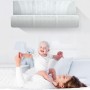 WIOONI Universal Adjustable Air Conditioner Wall Deflector for Living Room, Office, Bedroom - White