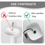 Desagüe Lavabo Sin Rebosadero Universal, Válvula para Lavabo Clic Clac, Tapón Desague Lavabo para Fregadero y Lavabo (Negro