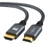 Twozoh Cable HDMI 4K 1M, Cable HDMI 2.0 Trenzado de Nailon de Alta Velocidad 4K@60Hz a 18Gbps Compatible con PS5, PS3, PS4, PC,