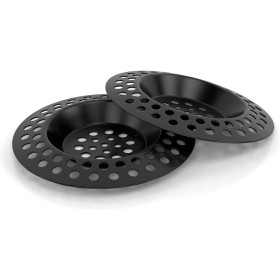 AFBLUSSHELD Set de 2 Coladores de Acero Inoxidable - Colador de Lujo para Fregadero - Colador Flexible para Ducha - Colador para