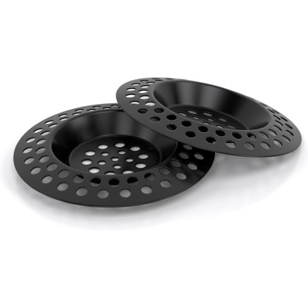 AFBLUSSHELD Set de 2 Coladores de Acero Inoxidable - Colador de Lujo para Fregadero - Colador Flexible para Ducha - Colador para