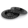 AFBLUSSHELD Set de 2 Coladores de Acero Inoxidable - Colador de Lujo para Fregadero - Colador Flexible para Ducha - Colador para