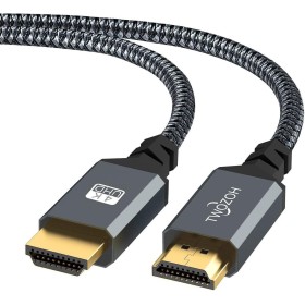 Twozoh Cable HDMI 4K 1M, Cable HDMI 2.0 Trenzado de Nailon de Alta Velocidad 4K@60Hz a 18Gbps Compatible con PS5, PS3, PS4, PC,