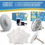 AFBLUSSHELD Set de 2 Coladores de Acero Inoxidable - Colador de Lujo para Fregadero - Colador Flexible para Ducha - Colador para