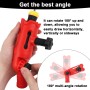 BOXOB Extensor de Pincel Multiángulo, Accesorio Extensión para Pinceles y Rodillos Adaptador de Herramientas Pintar Bordes con