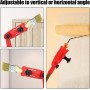 BOXOB Extensor de Pincel Multiángulo, Accesorio Extensión para Pinceles y Rodillos Adaptador de Herramientas Pintar Bordes con