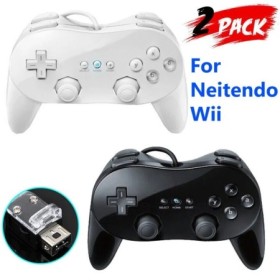 Wii Pro Classic Controller Gamepad Joypad Joystick para Nintendo Wii G