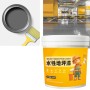 Pintura epoxi impermeable a base de agua, 300 g de pintura de suelo de hormigón con pincel, pintura de suelo de hormigón