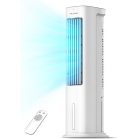Pelonis Enfriador de Aire 55 W, Aire Acondicionado Portátil con Función 3 en 1, Ventilador y Humidificador con Oscilación de