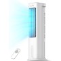 Pelonis Enfriador de Aire 55 W, Aire Acondicionado Portátil con Función 3 en 1, Ventilador y Humidificador con Oscilación de