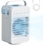 Aire acondicionado portatil,mini enfriador de aire 4 en 1, Ventilador Silencioso,3 Velocidades de Ventilador, 2 Modos de
