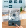 Aire Acondicionado Portátil, 4 en 1 Mini Aire Acondicionado Portátil Ventilador, 1000ml Humidificador y Temporizador, 4 Colores