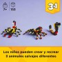 LEGO Creator 3 en 1 Fauna Salvaje: Araña Misteriosa, Set de Construcción Transformable en Serpiente de Juguete o Escorpión,