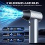 Solareye Soplador de Aire Comprimido de 3 Velocidades Ajustables, Air Duster de 300,000 RPM para Limpieza de PC, Soprador Air