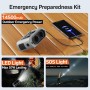 KITWLEMEN Ventilador portátil de 14500 mAh, personal recargable con clip, refrigeración de 67 horas, 5 velocidades, negro, mini,