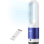 IcyAir Ventilador de Torre sin Aspas de 55cm, Ventilador Sin Aspas Silencioso 35 dB, Oscilación 90°, 8 Velocidades, Temporizador