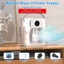 Aire Acondicionado Portatil, GuKKK 4 en 1 Mini Refrigerador de Aire Móvil Ventilador, 900ML Enfriador de Aire, USB Mini